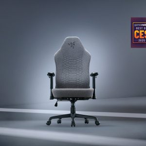 Razer Iskur V2 X - Light Gray - Fabric