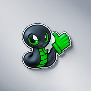 Razer Sneki Snek Fridge Magnet - THUMBS UP